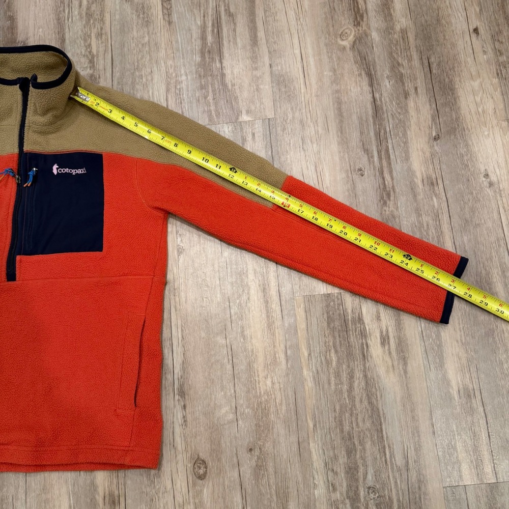 Cotopaxi‎ Abrazo Half-Zip Fleece Pullover Women's Small Salmon Tan Jacket - Picture 9 of 10